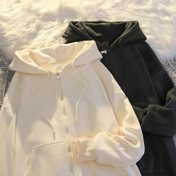 搭配度巨高！外套 開衫外套 連帽外套 素外套 女生衣服韓版 韓版外套 寬鬆外套 休閒外套 長袖上衣 秋冬外套 男女可穿