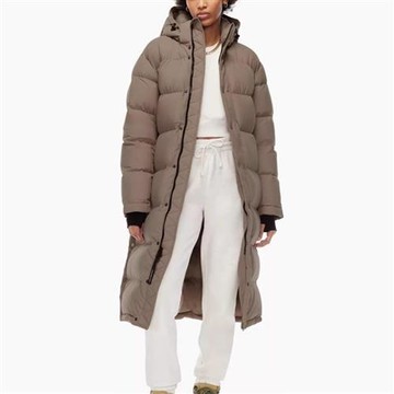 【米蘭精品】羽絨外套90%鵝絨夾克-泡芙麵包服8格加厚女外套2色74iq38