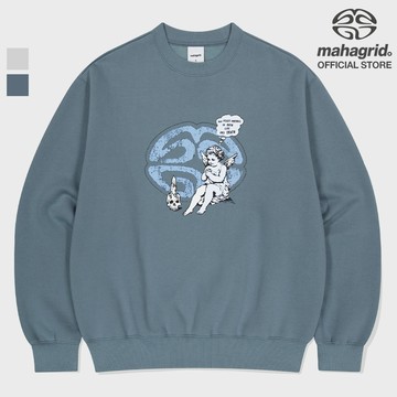 [MAHAGRID] Angel Eclipse 衛衣_中性_韓式_抓絨設計