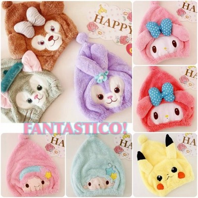 大人気 キャラクター タオル キャップ スイミング お風呂上がりに ダッフィー ジェラトーニ ステラルー ピカチュウ キキとララマイメロディ 通販 Lineポイント最大0 5 Get Lineショッピング
