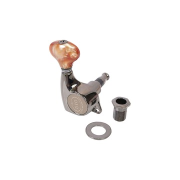 Gotoh SGL510-CS5-L3+R3-CK 1:18 宇宙黑 民謠吉他弦鈕