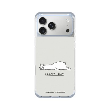 iPhone 17 Pro Max ClearX (MagSafe 兼容) 冰透藍 - ilovedoodle (Lim Heng Swee) - Llazy Day 羊駝