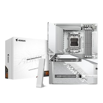 GIGABYTE B850 AORUS STEALTH ICE 背插式 AM5主機板(ATX/3+2年保)