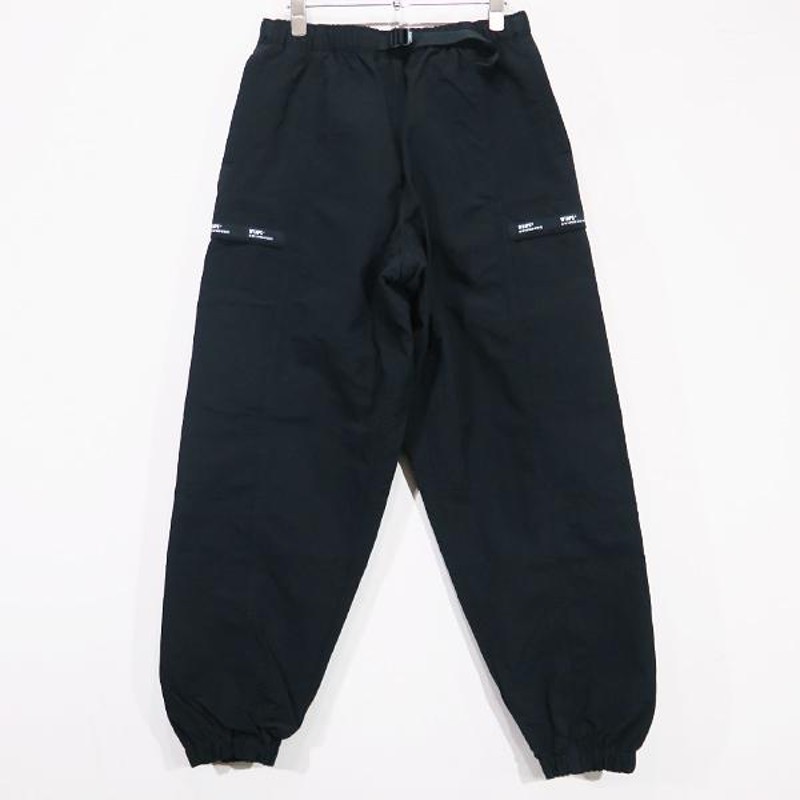 WTAPS ダブルタップス 19SS TRACKS/TROUSERS.NYLON.TUSSAH 191BRDT-PTM02 トラックス トラウザーズ  ナイロン タッサー ブラック イージー パンツ | LINEブランドカタログ