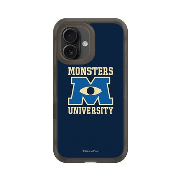 iPhone 16 AirX 本質黑 - 迪士尼-皮克斯 PIXAR - 怪獸大學校徽2