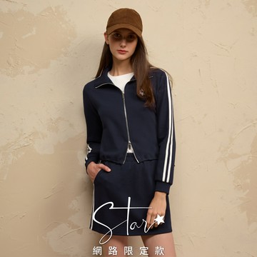 STAR 學院運動風高腰彈力腰頭短裙