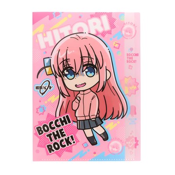 sun-star 孤獨搖滾動漫 A4 五層 L型 資料夾 後藤一里 文件收納 辦公學習  1個