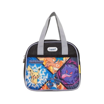 【IMPACT】怡寶 | 寶可夢午餐袋/便當袋 皮卡丘 小火龍 耿鬼 路卡利歐款- 黑色 IMPKMN06BK