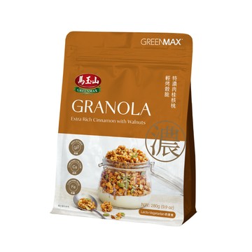 馬玉山輕烤穀脆特濃肉桂核桃280g