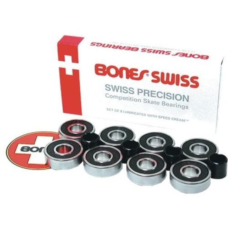 ベアリング スケボー スケートボード BRAWBX716 Bones Swiss Skate Bearings (7mm, 16 Pack) |  LINEブランドカタログ