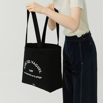 韓國製自家品牌Untidy 法文字文青袋 Surf Bag