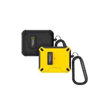 自動開蓋磁吸支架耳機殼 國家地理 airpods pro 3 耳機殼 airpods 耳機保護殼