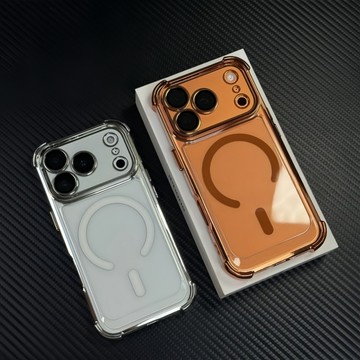 抗黃手機殼 Magsafe磁吸 氣囊防摔保護殼 適用於 iPhone 17 12 13 14 15 16 Pro max