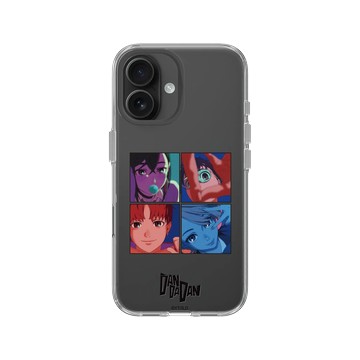 iPhone 16 Clear Case（相機按鈕） 透明 - DanDaDan 膽大黨 - 劇照系列-四人主角