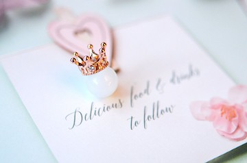 女爵 - 銅鍍玫瑰金母乳飾品項鍊