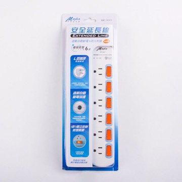 明家 6插6開關 6呎/9呎/15呎延長線 / 組 SP-613A-6/9/15｜領券最高折$220
