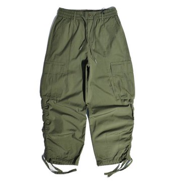 港風機能多口袋山系戶外CityBoy寬松闊腿直筒休閑廓形束腳工裝褲