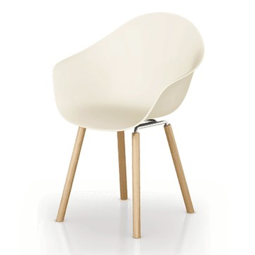 【BNS美學】【義大利TOOU 銀石休閒椅】原木色橡木椅腳 YPM-153301 │設計師椅款│居家餐椅│商業空間│餐廳