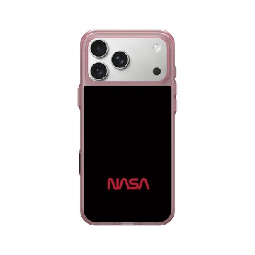 iPhone 17 Pro Max Clear (相機按鈕) 晶醺玫 - NASA - The Worm (Black)