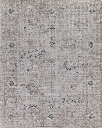 Cambridge Hand-Loomed Silver & Blue Rug, 6' x 9'