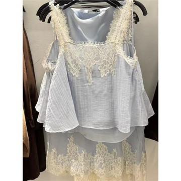 2026春夏新品8741102半身裙女法式蕾絲內衣式吊帶背心上衣8741103
