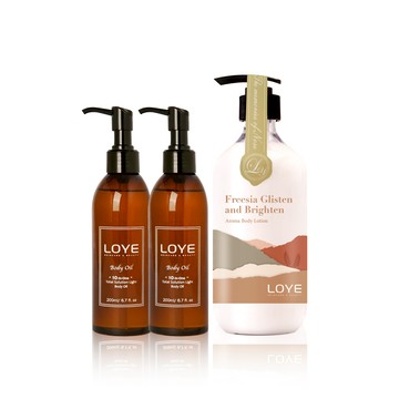 【終結乾癢】LOYE｜超值油乳2+1彈亮救星