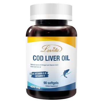 Lovita愛維他鱈魚肝油400mg 90顆