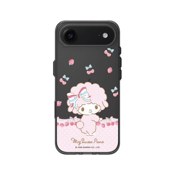 iPhone Air Clear (相機按鈕) 酷墨灰 - 三麗鷗-彼安諾 My Sweet Piano - 草莓蝴蝶結