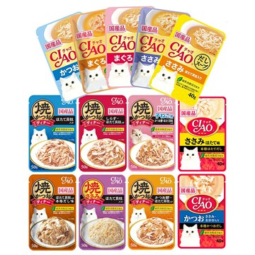 CIAO 餐包 燒餐包 巧餐包 貓餐包 貓罐 軟包 副食餐包 50g