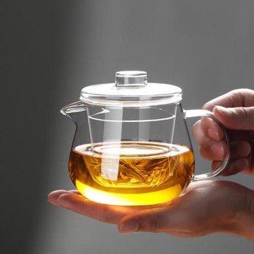 玻璃茶壺家用耐高溫泡茶壺2024新款茶水分離煮茶器燒水壺茶具套裝