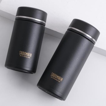 仙德曼小巧保溫杯男生商務不銹鋼迷你水杯情侶便攜茶杯冬季隨行杯