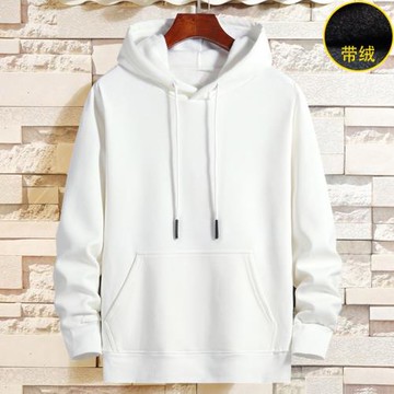 加肥加大號肥佬胖哥肥仔特大碼400斤純色上衣帶絨連帽衫衛衣男冬
