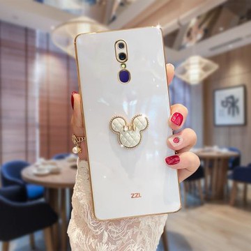 適用于oppoa9手機殼時尚創意潮牌立體浮雕軟殼PCAM10超薄防摔可愛小清新A9直邊電鍍金邊保護套A9X網紅氣質女