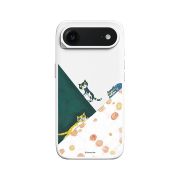 iPhone Air SolidX 白 - 幾米 Jimmy Liao - 遺失了一隻貓日光浴