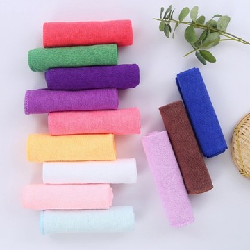 PS Mall【J2374】超細纖維吸水毛巾 小方巾 纖維布 毛巾 擦手巾