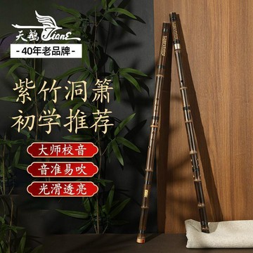 【台灣出貨】紫竹洞簫八孔X5長簫初學者專業演奏級F紫竹簫笛民族吹奏樂器
