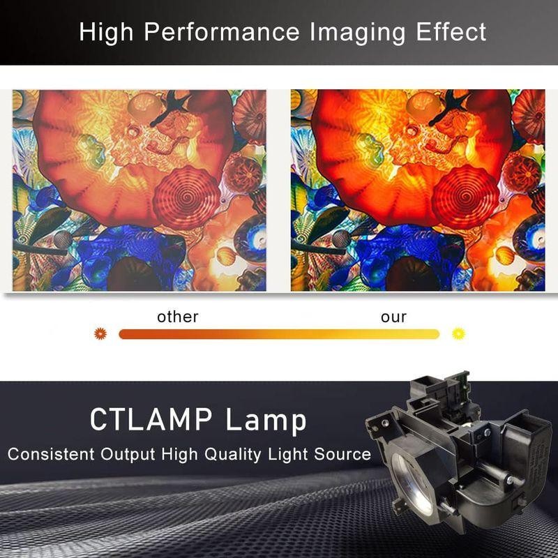 CTLAMP A+ 高品質 ET-LAE200 交換用ランプ電球 ハウジング付き