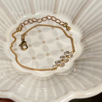 老林雜貨 | 荔枝黃銅手鍊