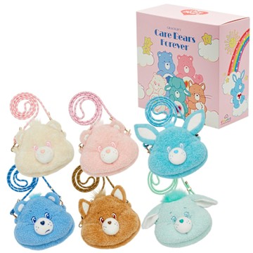 【Grace Gift】CareBears-童話小熊系列 毛絨多用途背包放大版盲盒
