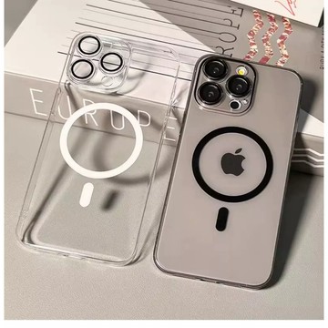 iphone 16 手機殼 MagSafe磁吸 冰晶透明 不發黃iphone 12 13 14 i15 16promax