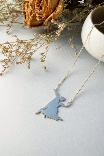 小清新系列 / 你濃我濃雙人舞項鍊 / 925銀