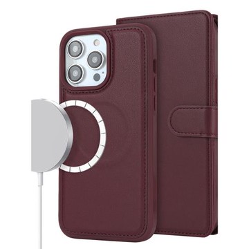 適用iPhone15plus手機殼全包防摔蘋果14Pro max高檔Magsafe磁吸充電16保護套13翻蓋12簡約ip11插卡商務外殼