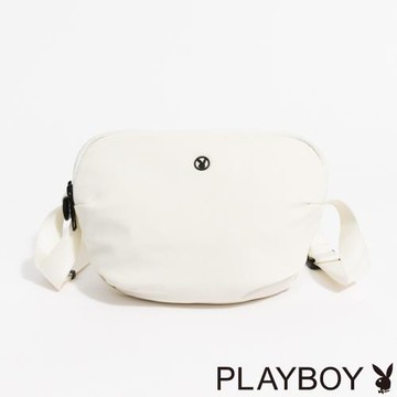 PLAYBOY - 小斜背包  Fancy-free系列 - 米色