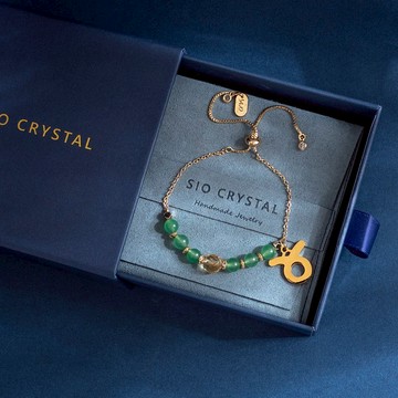 【群星】向陽花開-黃水晶綠東陵手鍊#星座限定