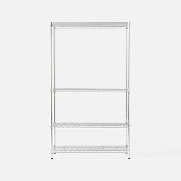 特力屋鍍鉻四層架寬106*深46*高180公分