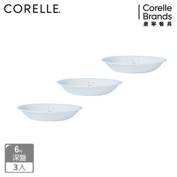 【美國康寧 CORELLE】櫻之舞6吋深盤三入組