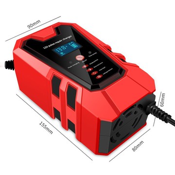 12V6A汽車電瓶充電器 摩托車電池充電器十二伏電池充電器廠家直銷【Snowbelle優選】