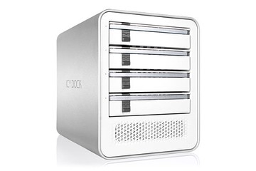 [富廉網] ICY DOCK ICYCube MB561U3S-4S R1 白色 四層式USB 3.0 & eSATA硬碟外接盒