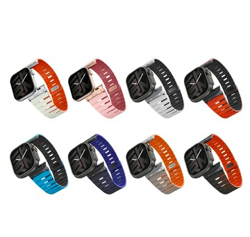 Skinarma Gemin 雙色 錶帶 適 Apple Watch 49 46 45 44 42 41 40 mm【299免運領券再享折扣】