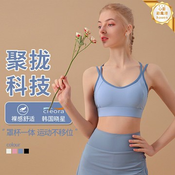 【防震聚攏】運動內衣 瑜伽背心 健身文胸 跑步內衣 瑜伽服 運動背心 一體式無痕 高強度支撐 專業普拉提 女士健身必備